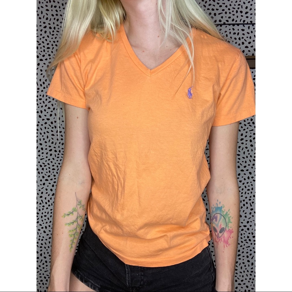 Ralph Lauren Sport Polo Logo V Neck Shirt